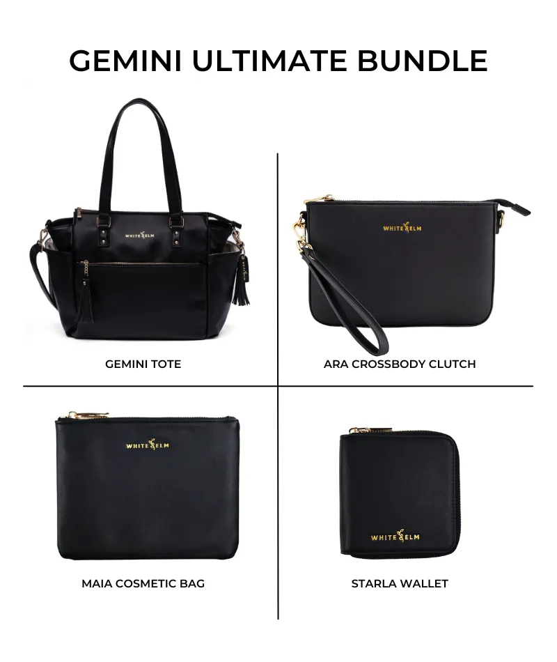 Gemini Convertible Backpack - Black