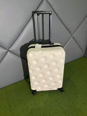 Golfbays 4 Wheel Hard Medium Suitcase - Golf Ball Design