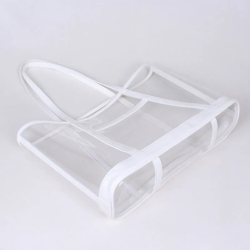 grace clear white shoulder bag