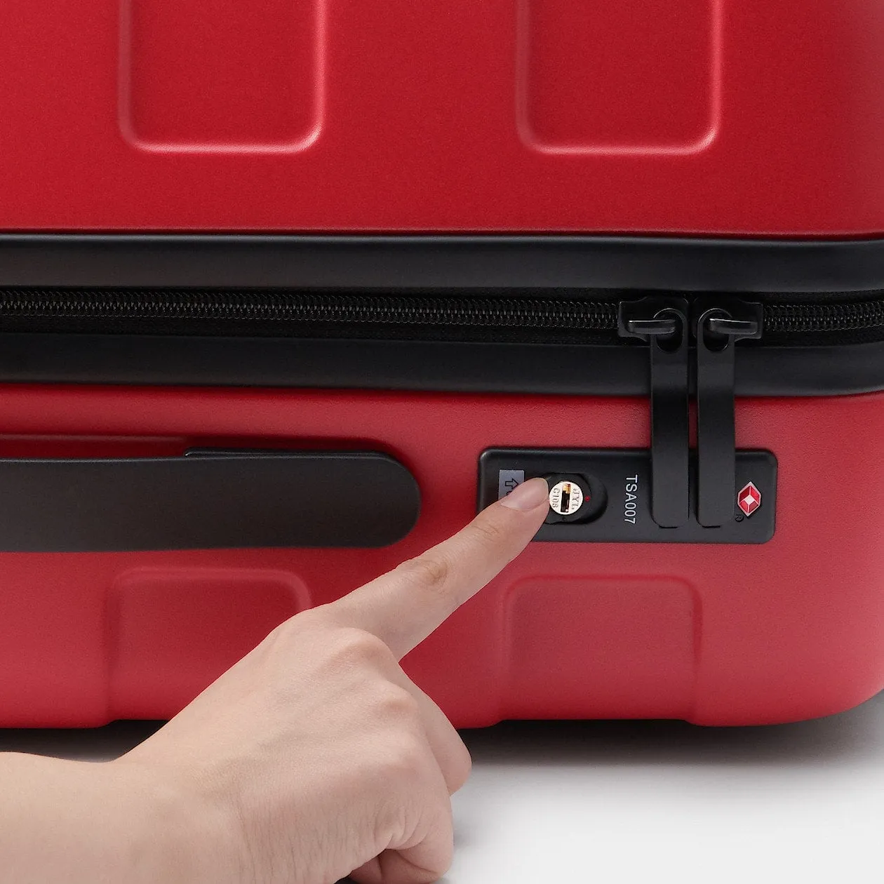 Hard Shell Suitcase 2pc Set - Red