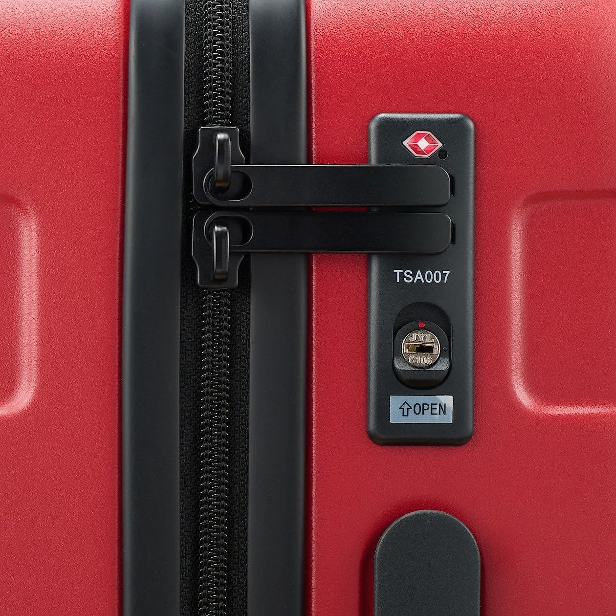 Hard Shell Suitcase 2pc Set - Red