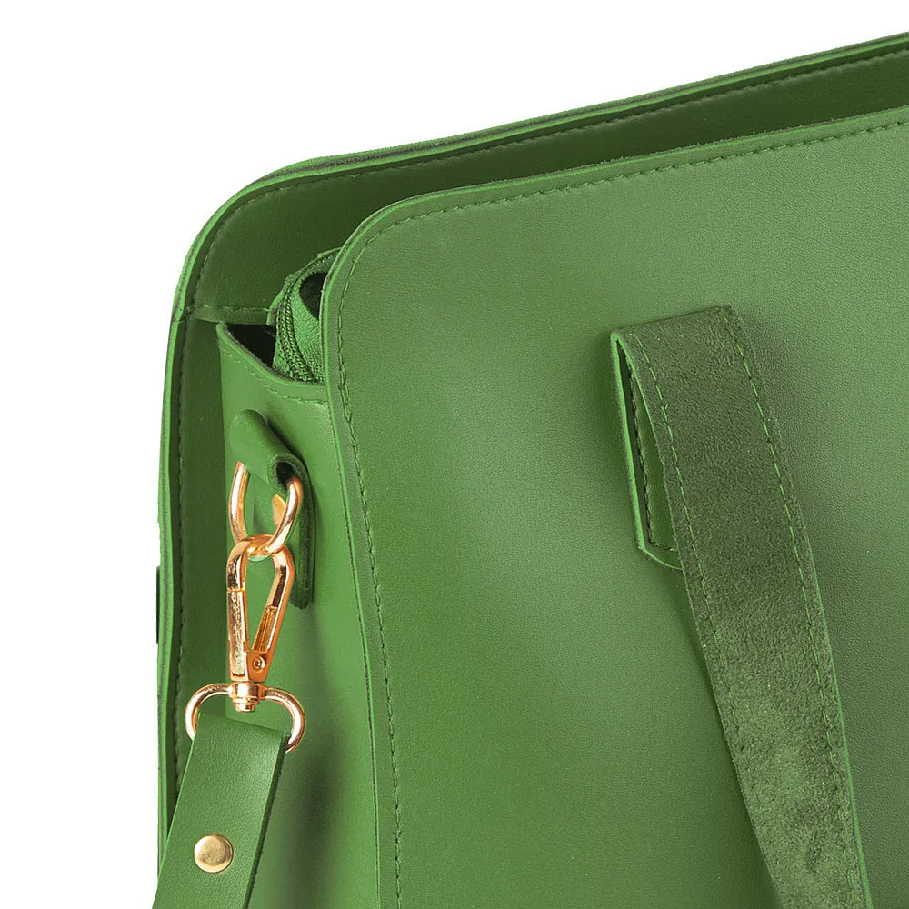 HAZEL 3Pcs GREEN HANDBAG SET