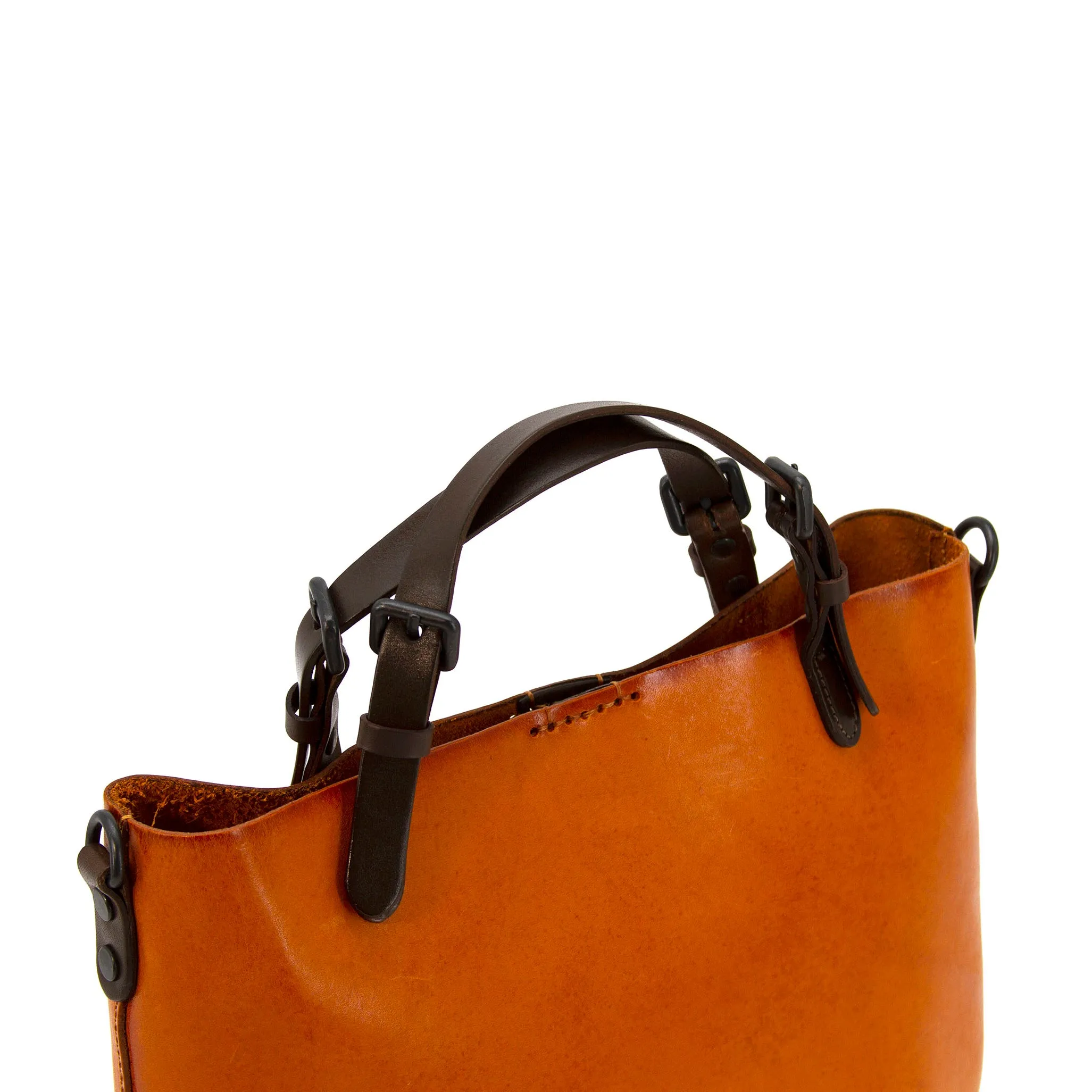 High Quality Vegetable-Tanned Leather Handmade Tote Bag-i7bags