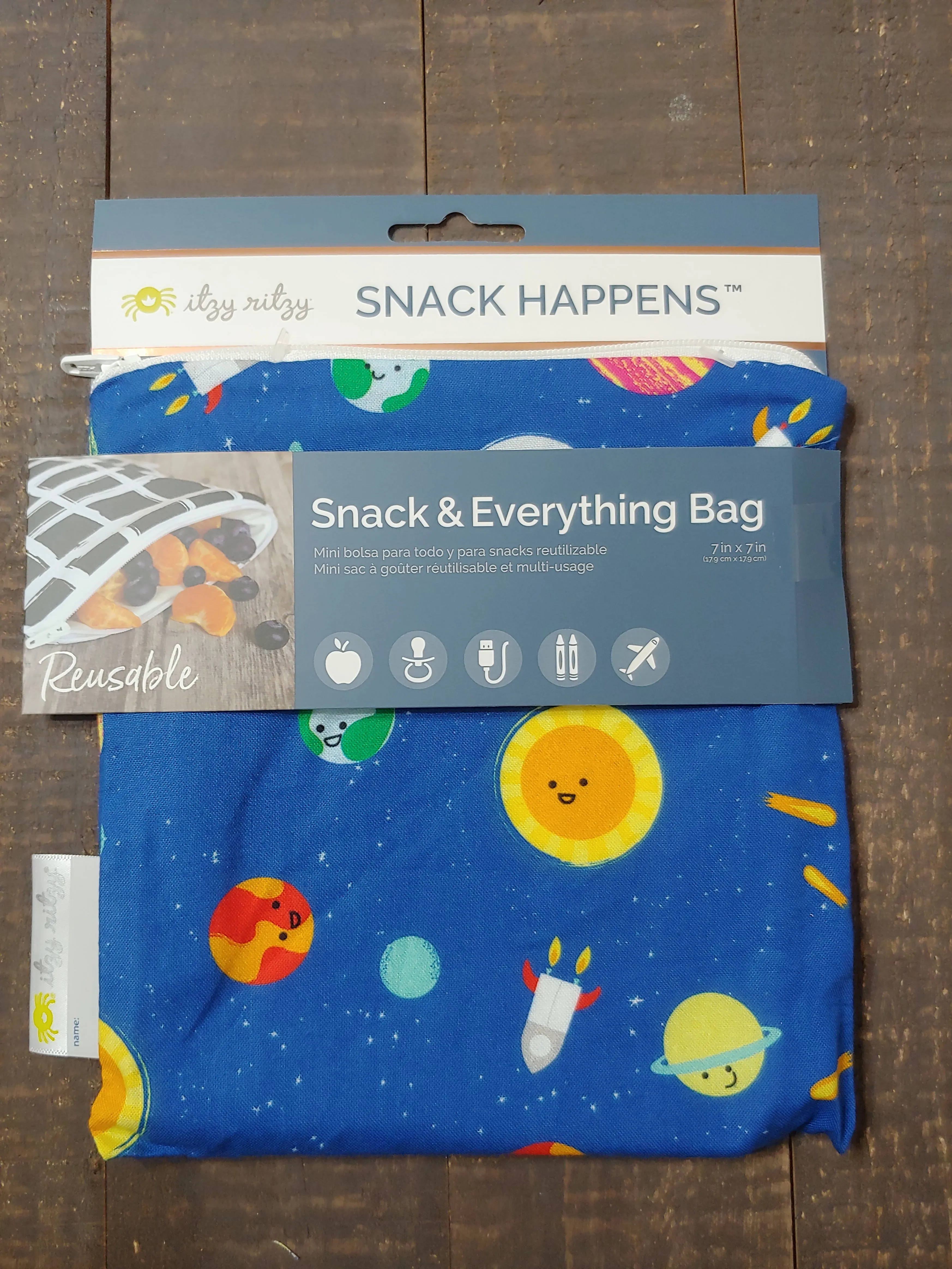 Interstellar Snack   Everything Bag ll Travel Bag ll Storage Bag 1 Pack