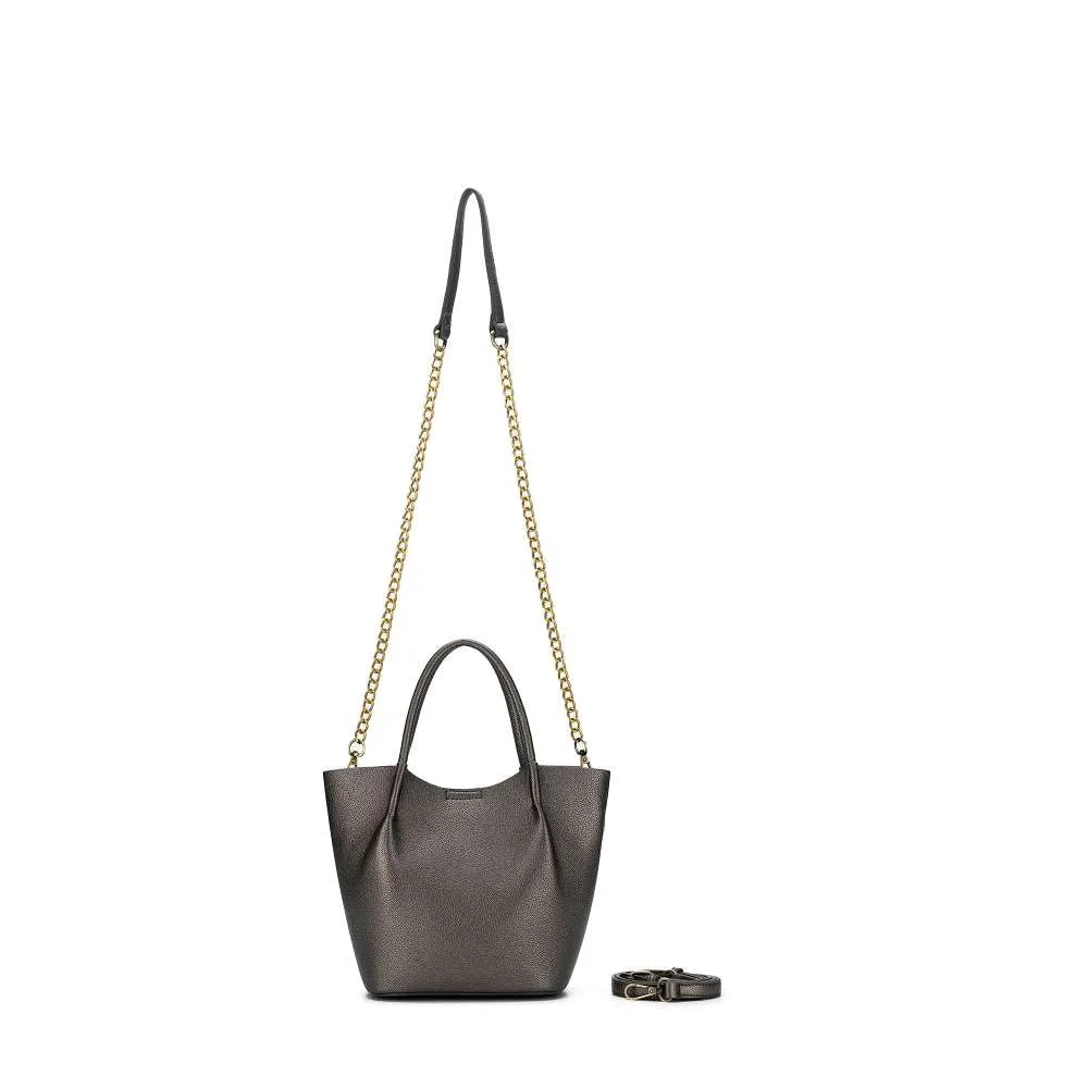 Lara Mini Handbag Pewter