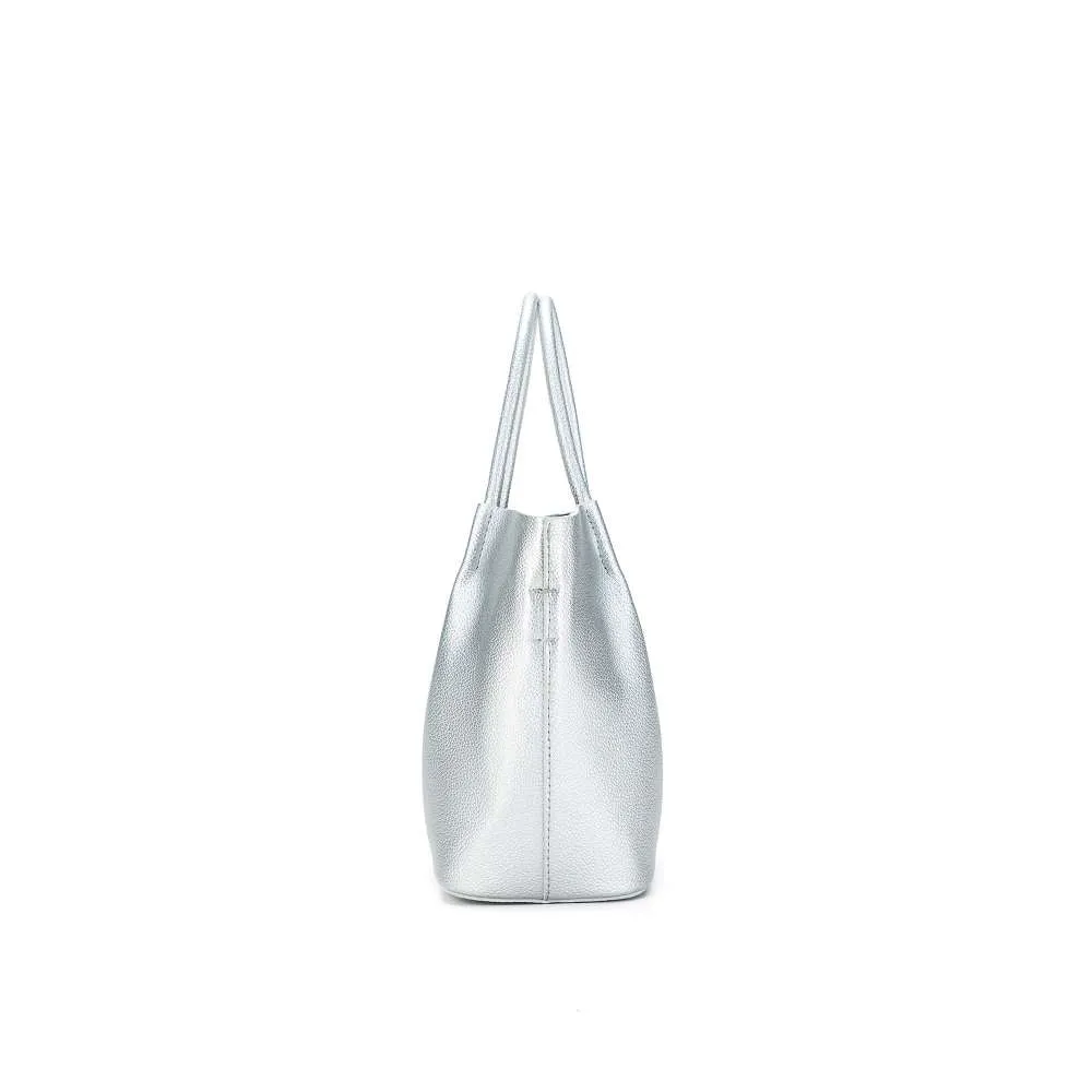 Lara Mini Handbag Silver