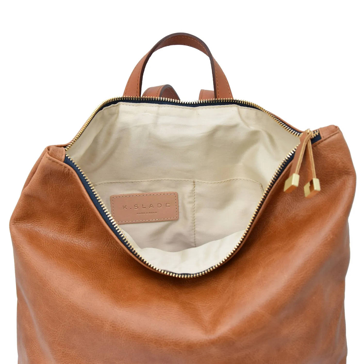 LARGE FRANNY BACKPACK | SADDLE