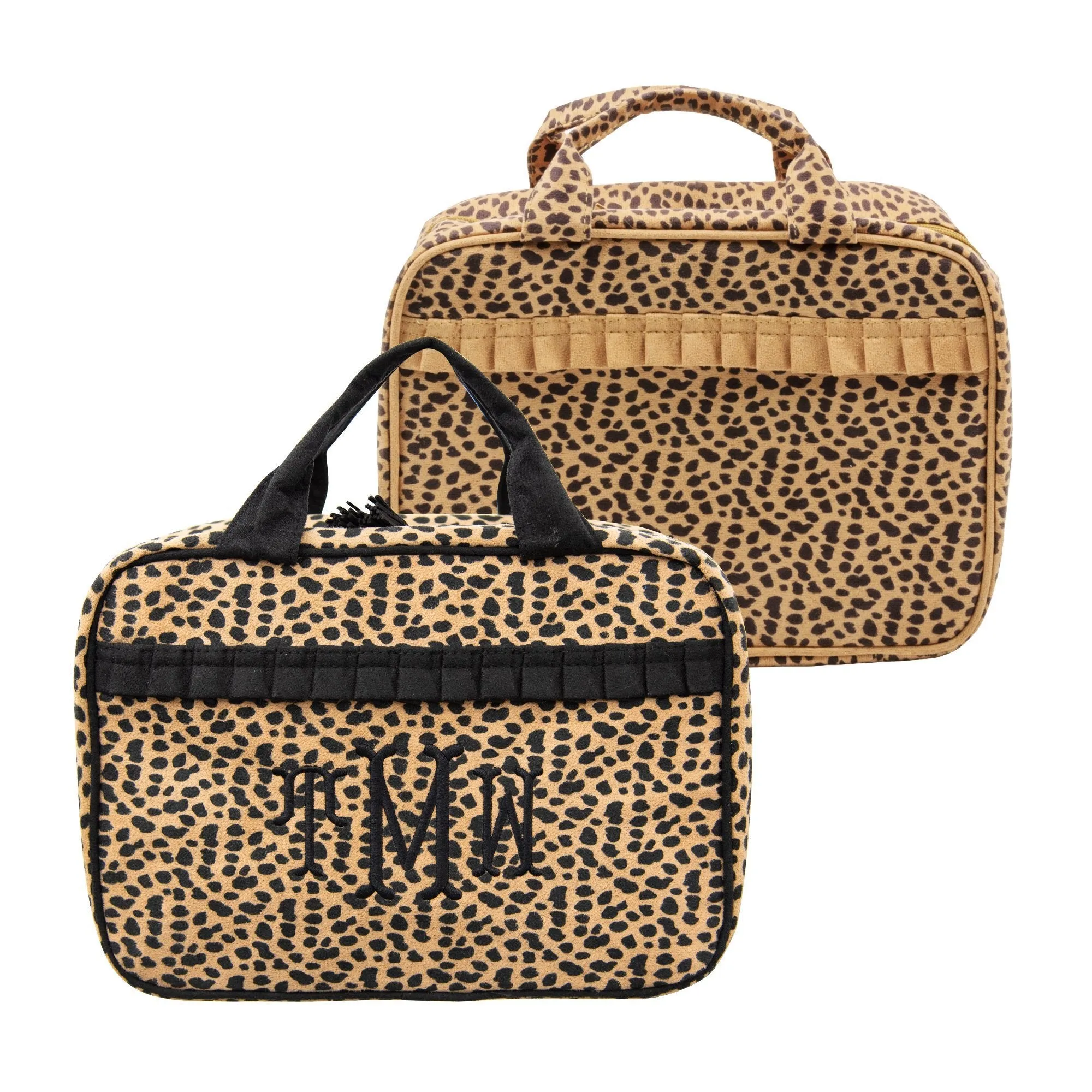 Leopard Carolina Travel Cosmetic Bag