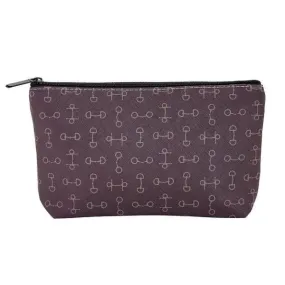 Lila Cosmetic Pouch  in Brown Bits - 5 x 9.5