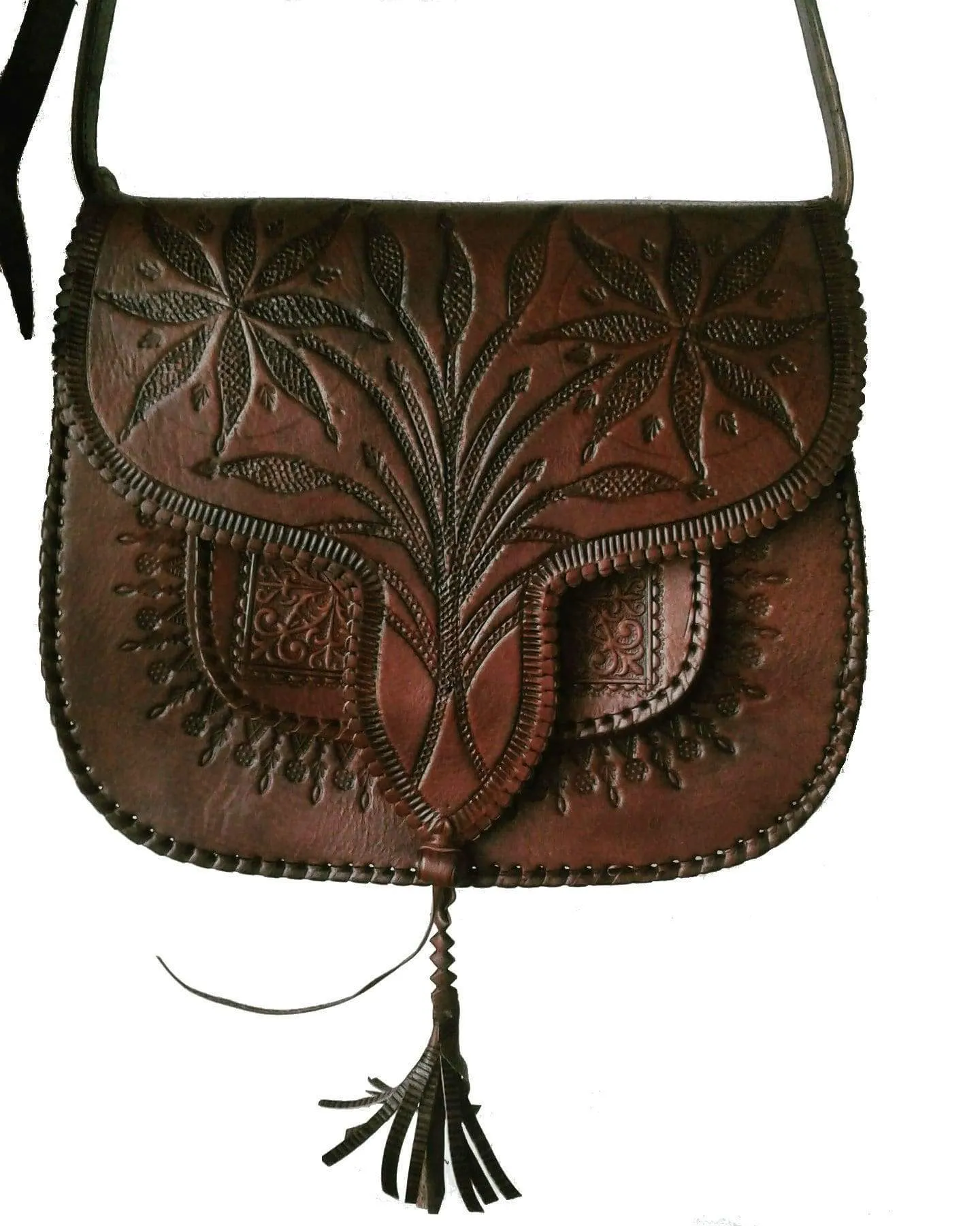 LSSAN Handbag - Brown - Tinghir Oasis