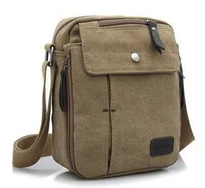 Men's Canvas Messenger/Travel Shoulder Bag