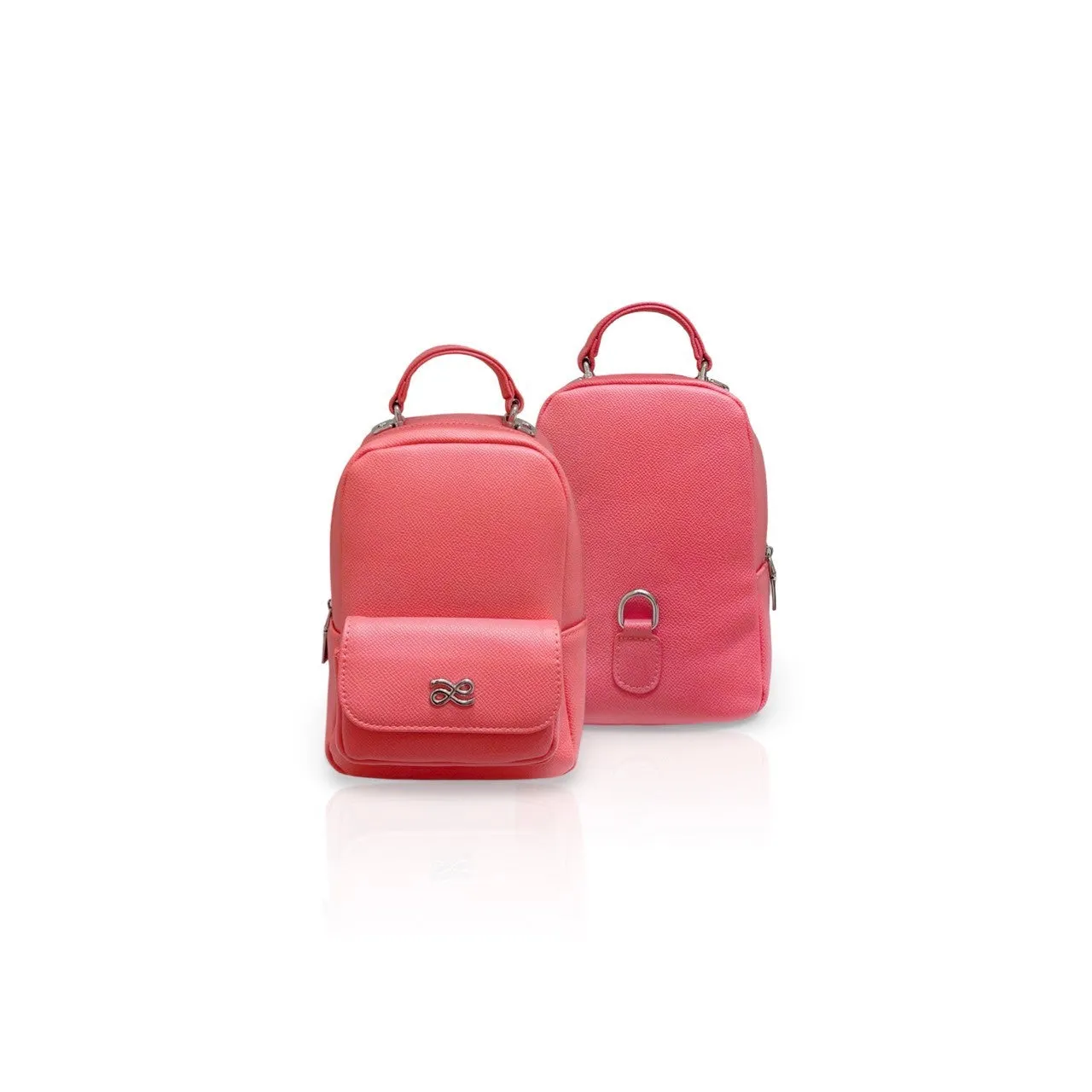 MINI BACKPACK PU RASBERRY