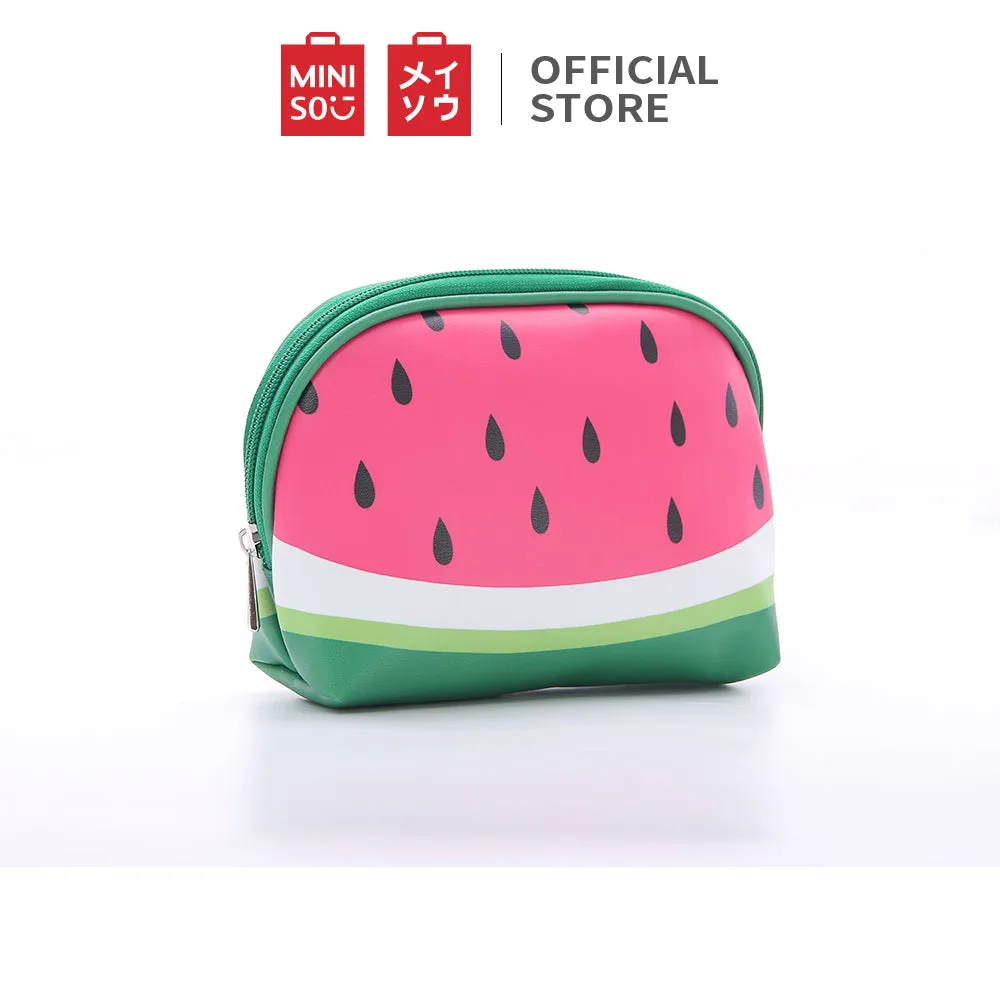 MINISO Fruit Semicircle Cosmetic Bag (Random Color)