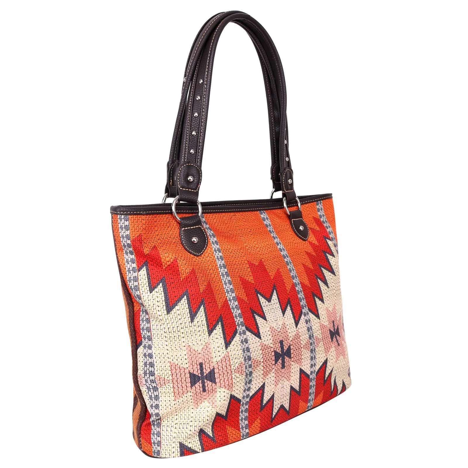 Montana West Aztec Canvas Tote Bag