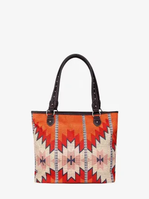 Montana West Aztec Canvas Tote Bag