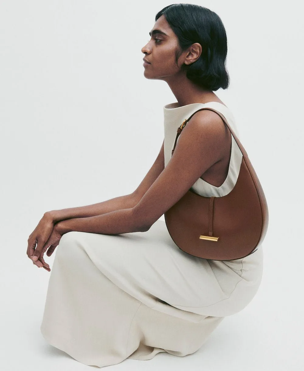 Moon Shoulder Bag Dark Brown