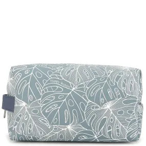 Pouch Cosmetic Monstera Lines Grey