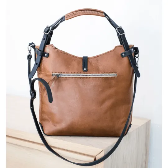 Premium Leather Esther Handbag 2.1 - Tan