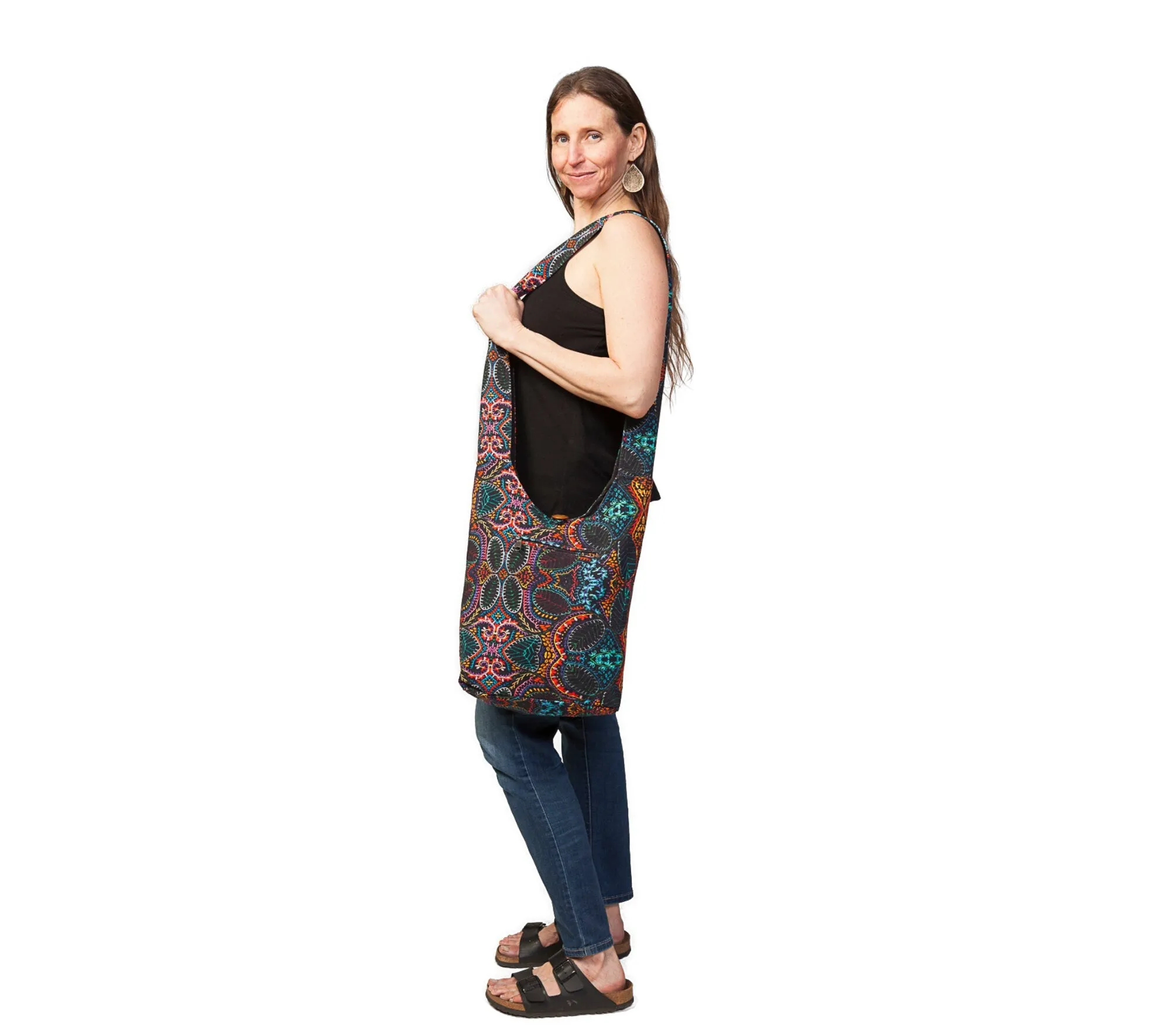 Psychedelic Shoulder bag, 100% Cotton Material, Beach Bag