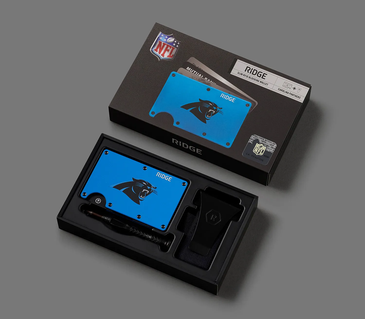 Ridge Wallet - Carolina Panthers