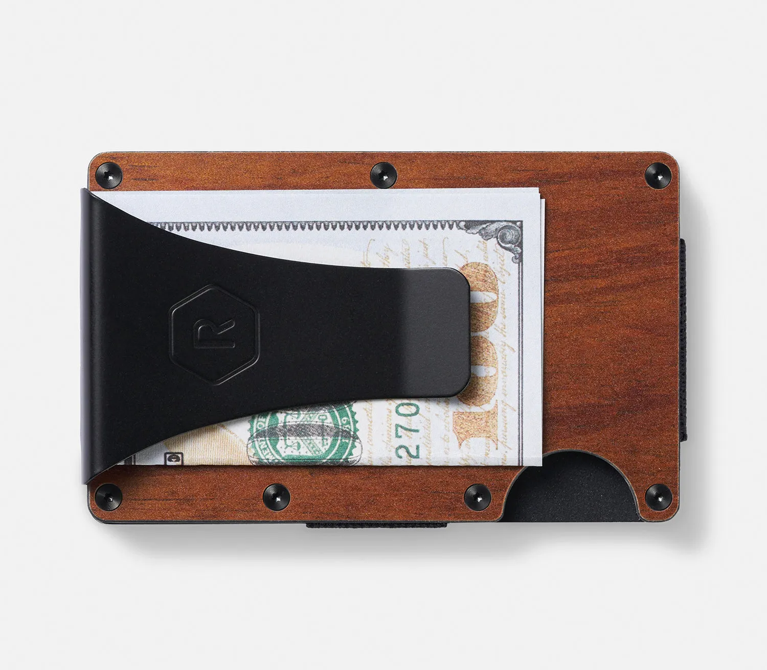 Ridge Wallet - Mopane Wood