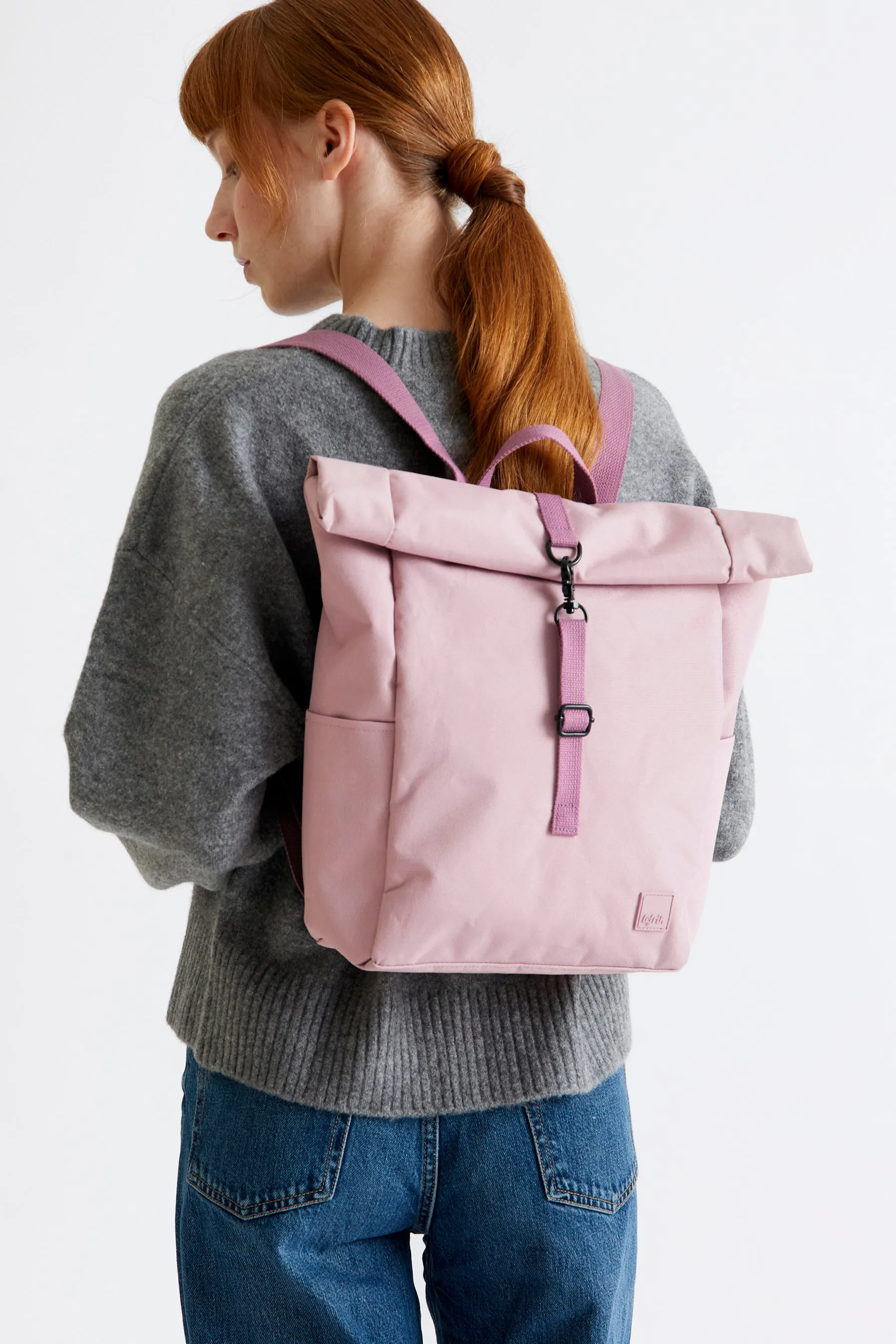 Roll Mini Backpack Mauve