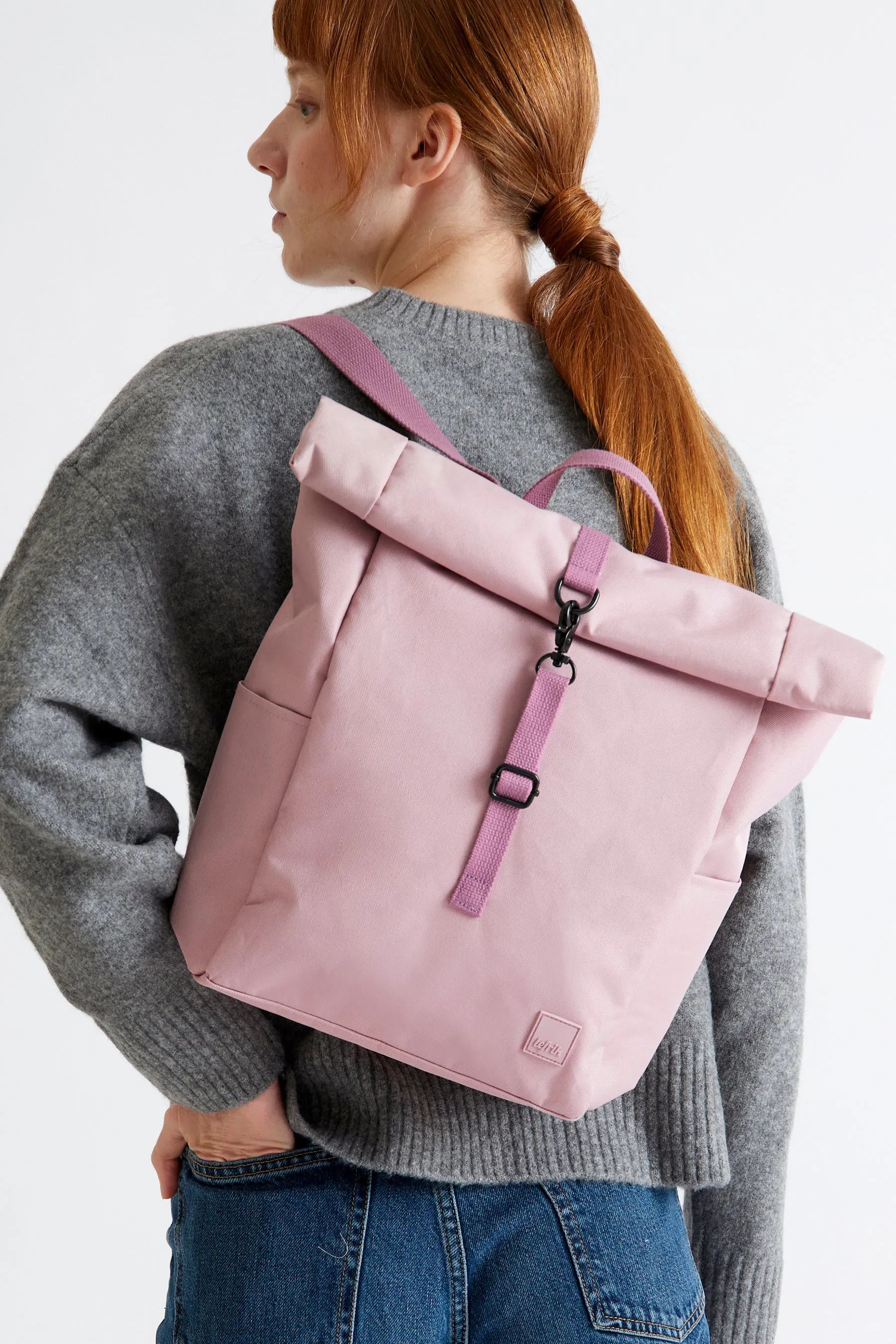 Roll Mini Backpack Mauve