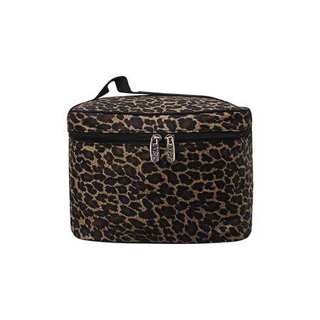 SALE! Leopard print NGIL Large Top Handle Cosmetic Case