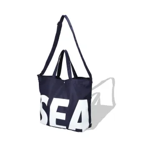 SEA Shoulder Tote Bag / NAVY