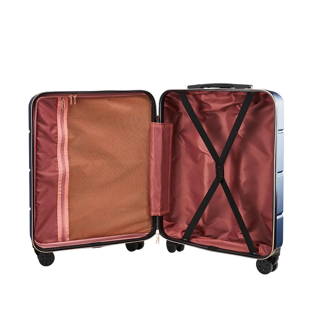 Seville Suitcase and Anode Vanity Case Carry On Set for Ryanair - Black