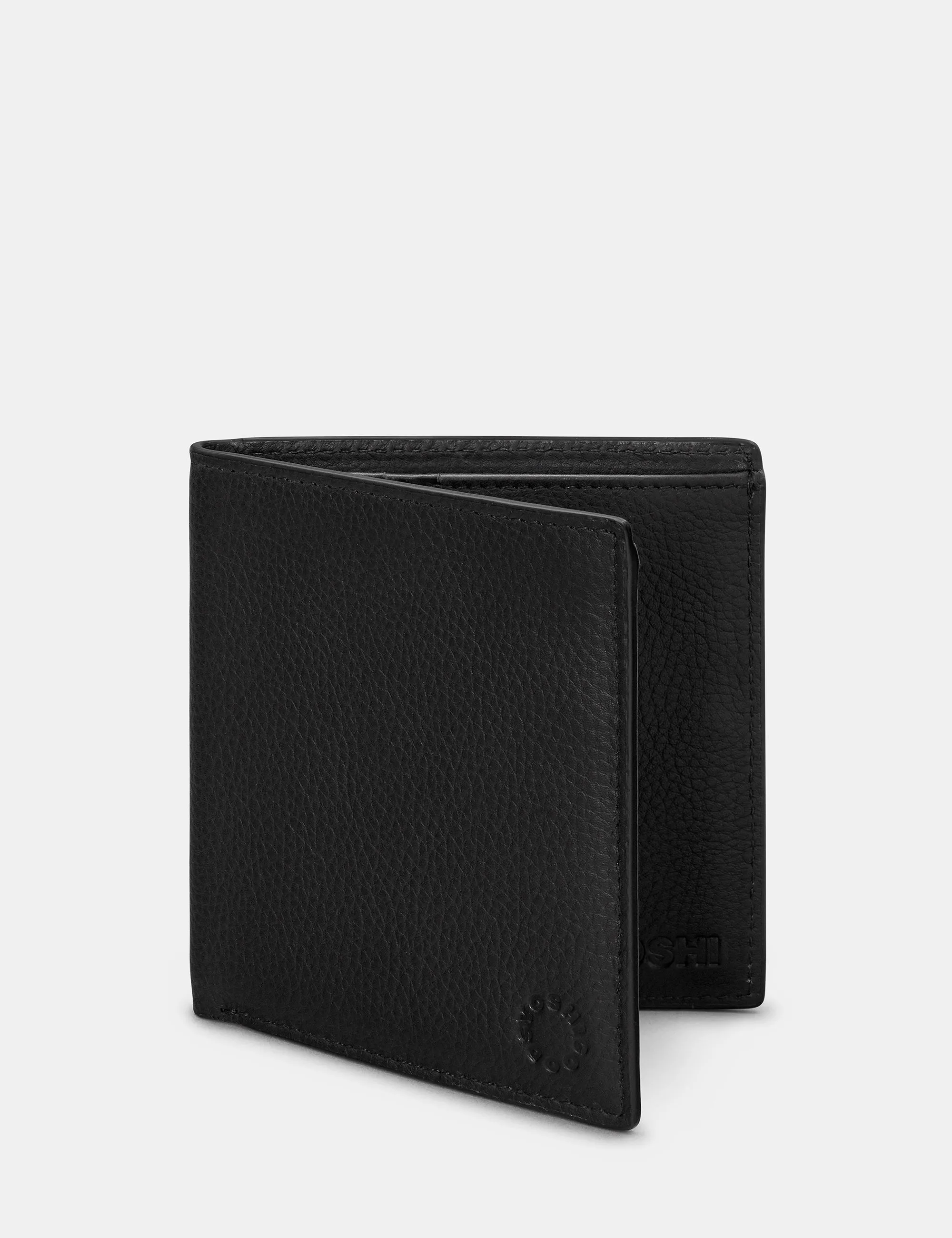 Slim Black Leather Wallet