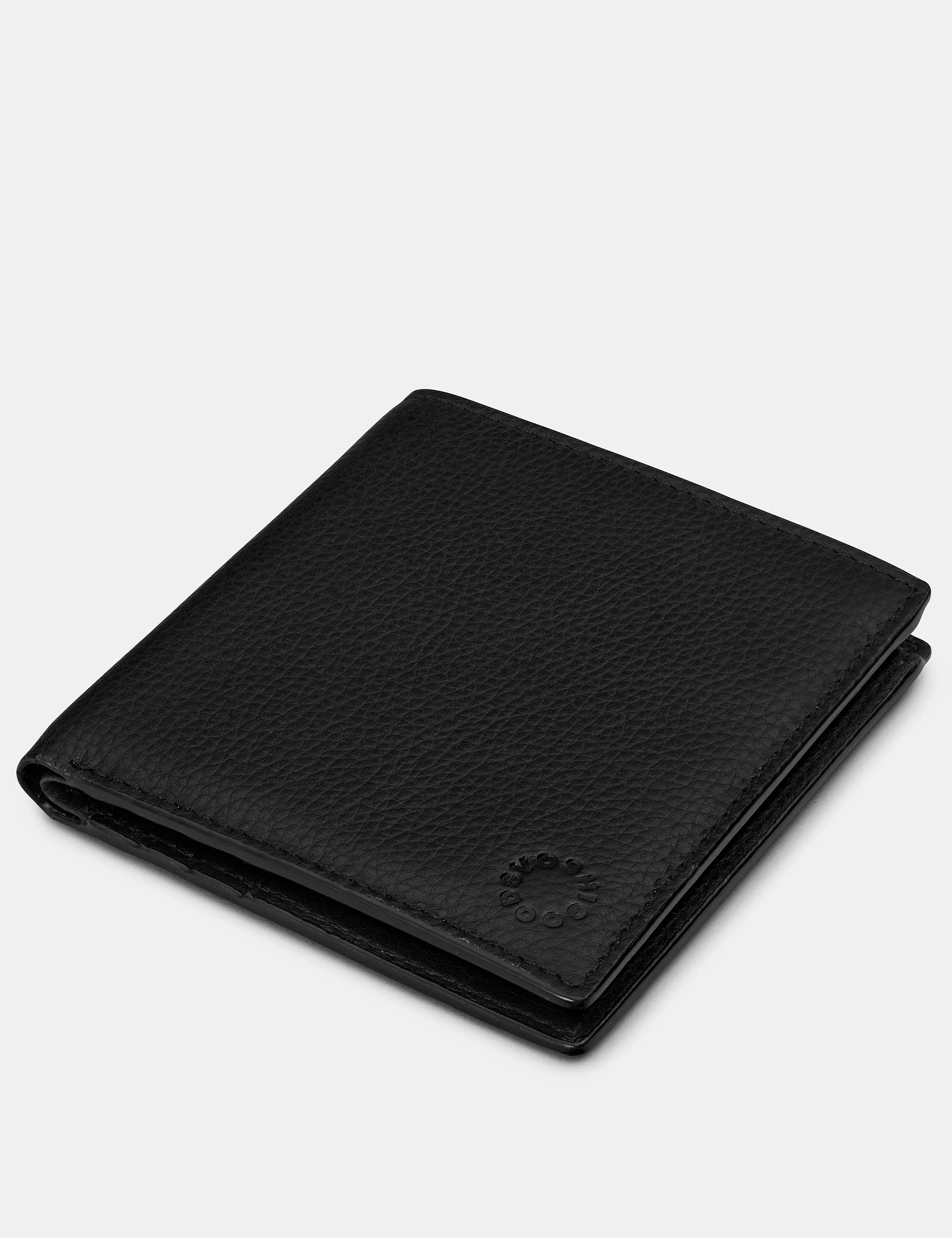 Slim Black Leather Wallet