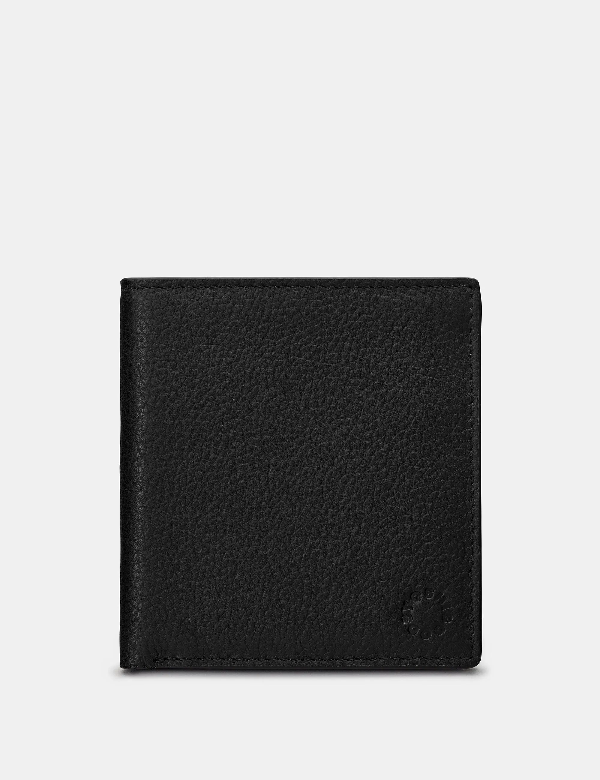 Slim Black Leather Wallet