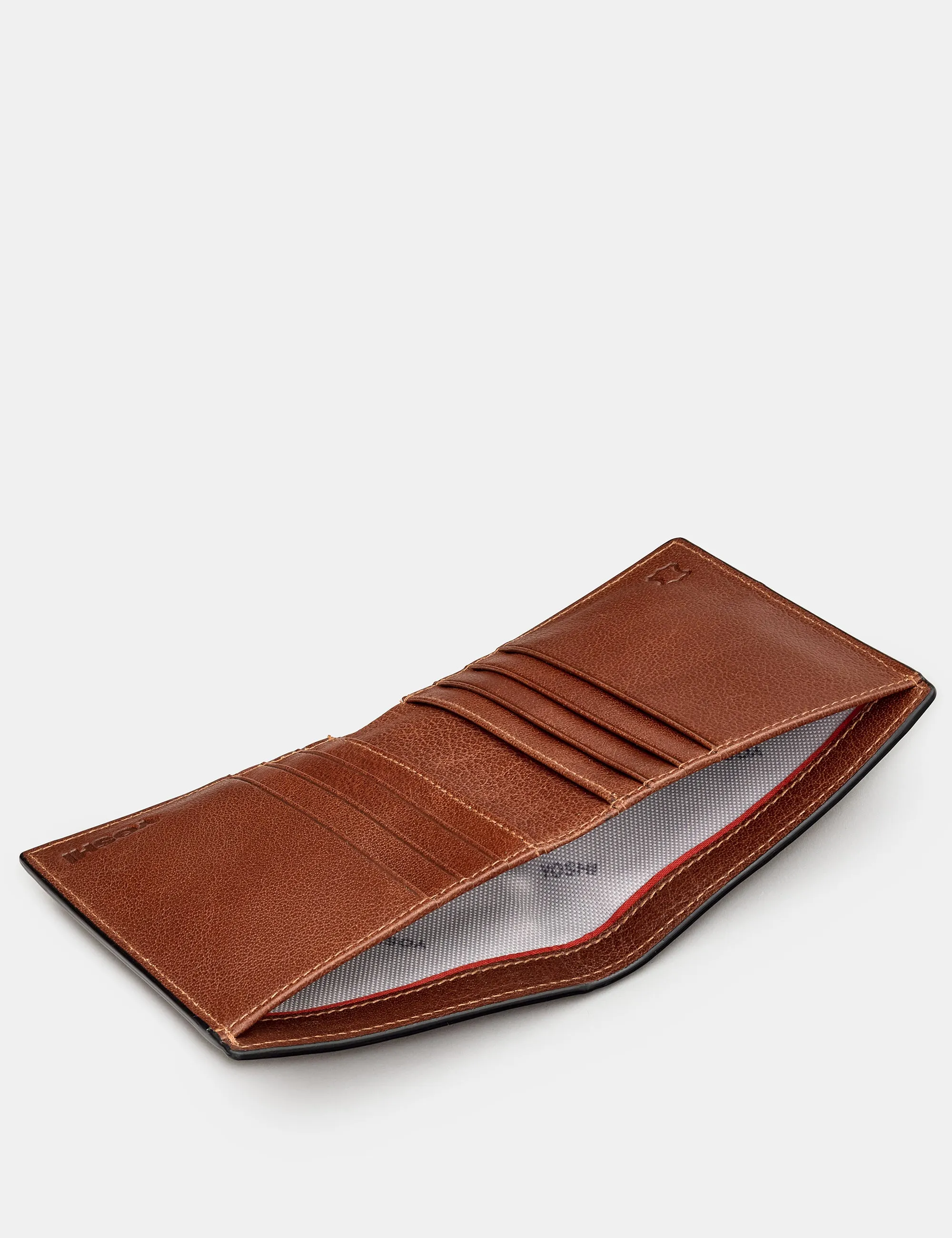 Slim Brown Leather Wallet