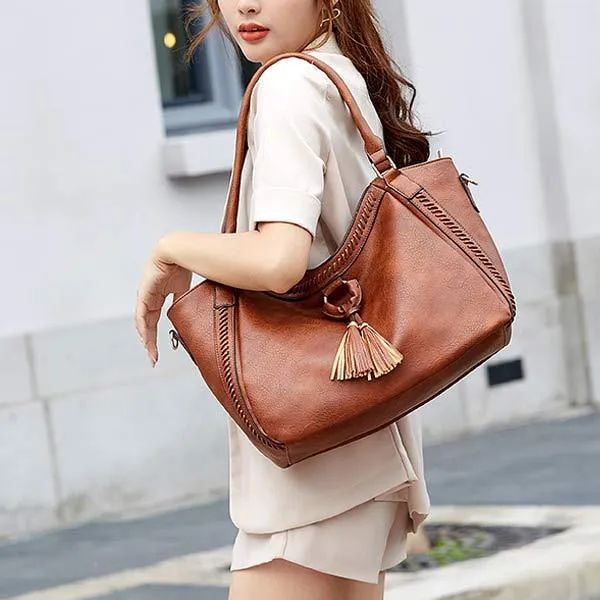 Soft-Surface Vintage Handbag - Single-Shoulder and Crossbody 76907264C