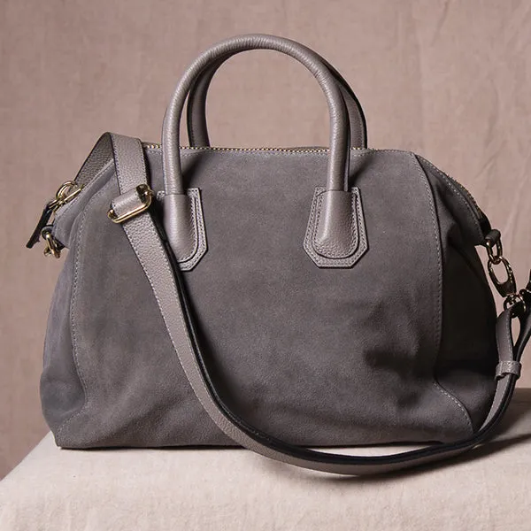 ST IVES - Addison Road Grey Suede Handbag