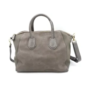 ST IVES - Addison Road Grey Suede Handbag