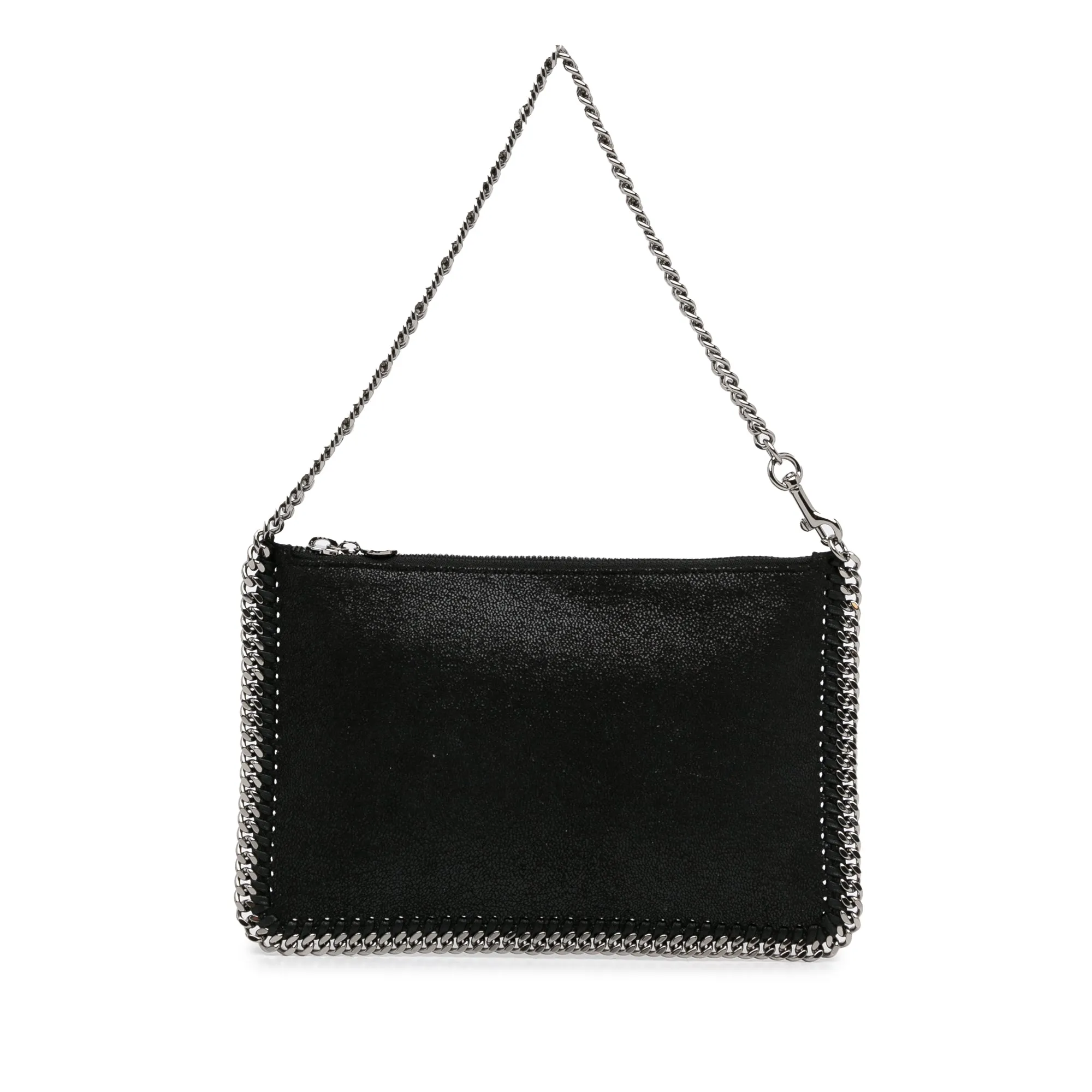 Stella McCartney Falabella Shaggy Deer Shoulder Bag Black