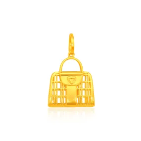 TAKA Jewellery 916 Gold Handbag Pendant