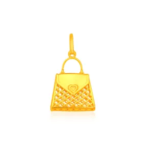 TAKA Jewellery 916 Gold Handbag Pendant