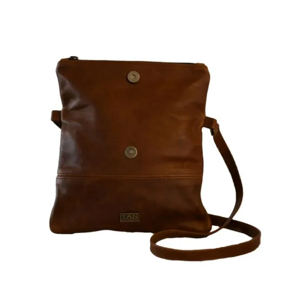 Tan Leather Goods - Nina Leather Sling Bag | Pecan