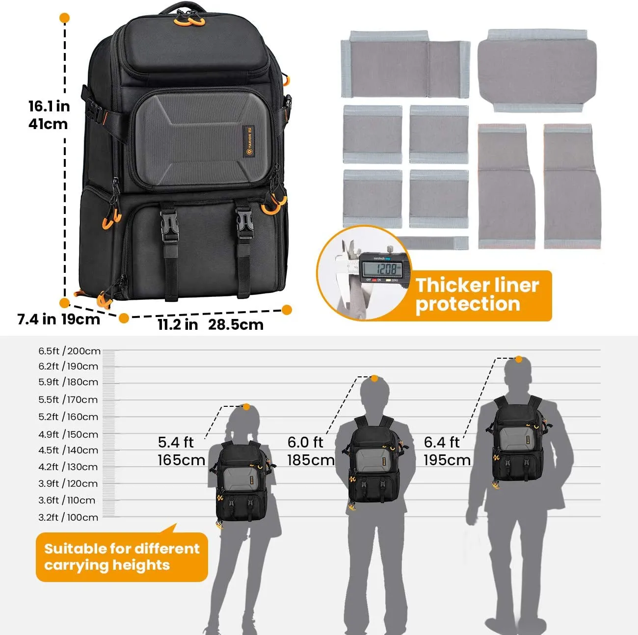 TARION PBL Camera Backpack