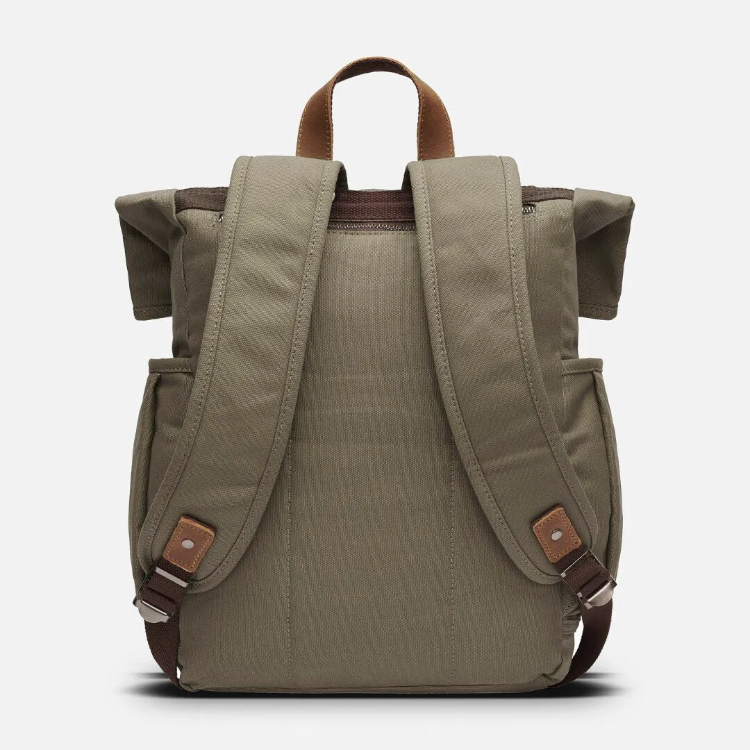 Tay - Canvas Rolltop Backpack