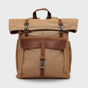 Tay - Canvas Rolltop Backpack