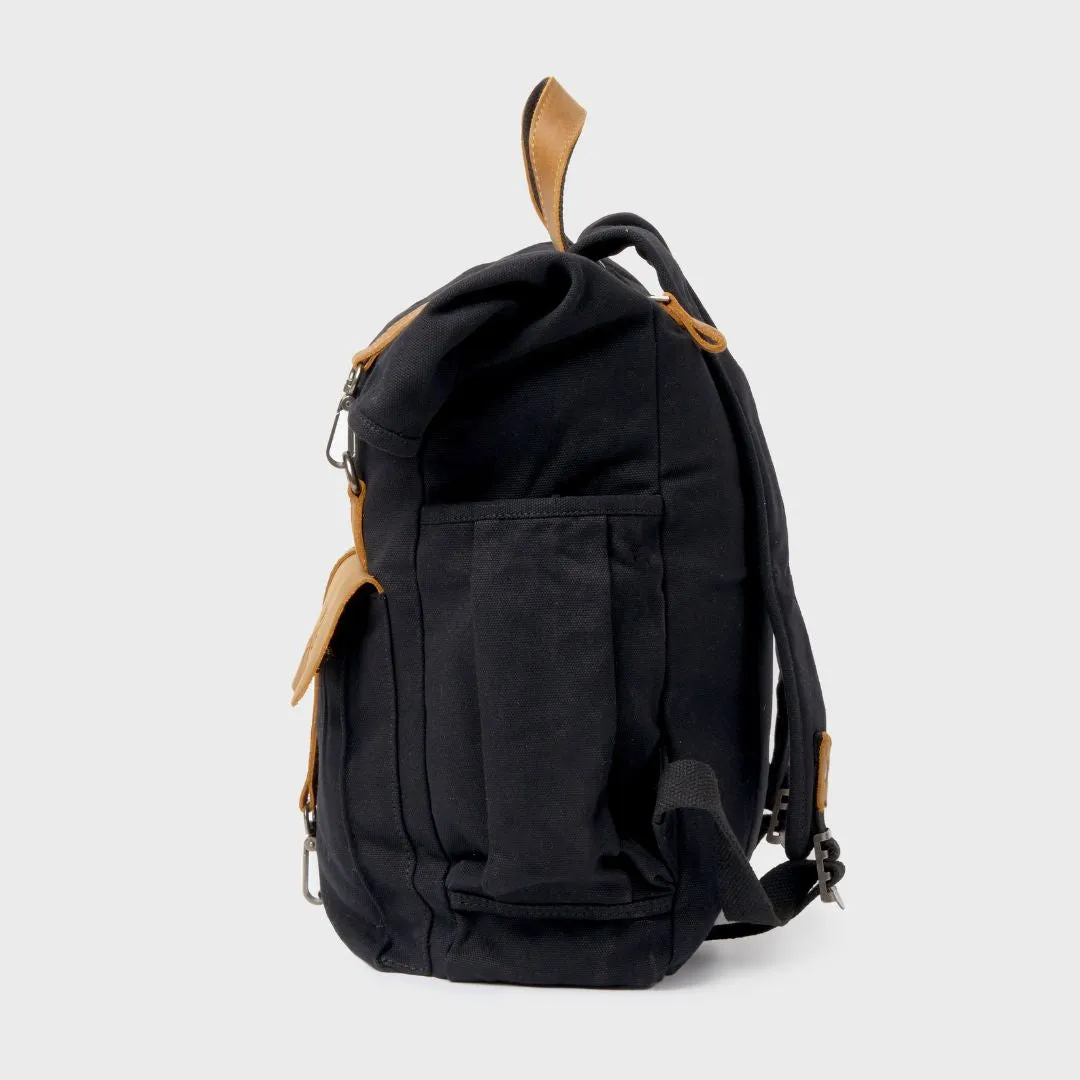 Tay - Canvas Rolltop Backpack