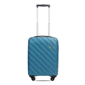 THE CLOWNFISH Armstrong Luggage ABS Hard Case Suitcase Four Wheel Trolley Bag- Teal (Small size,54 cm-20 inch)