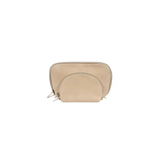 The Cosmetic Pouch Set in Beige