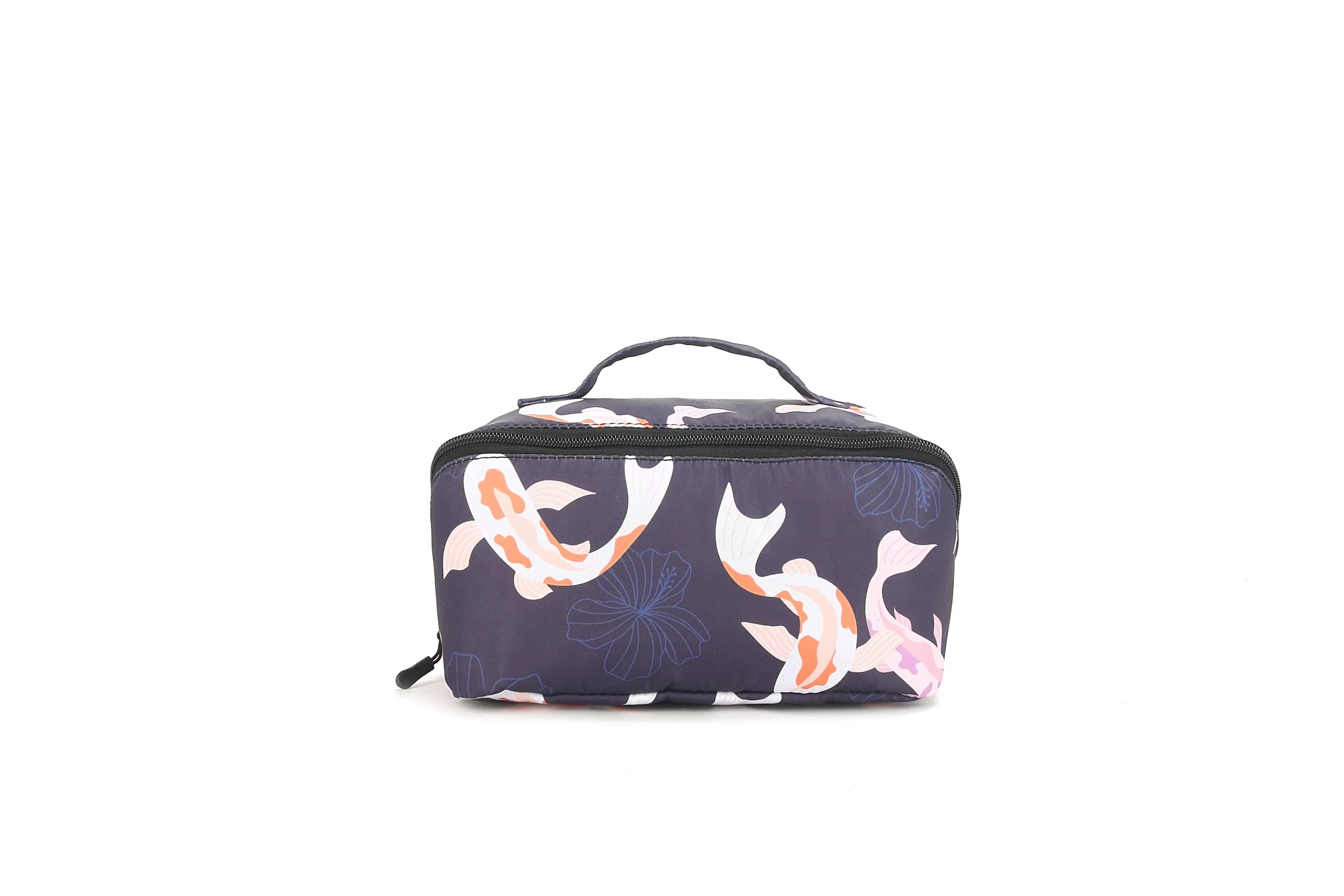 Travel Cosmetic Pouch Koi Navy