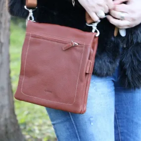 Unisex Leather Shoulder / Cross Body Bag