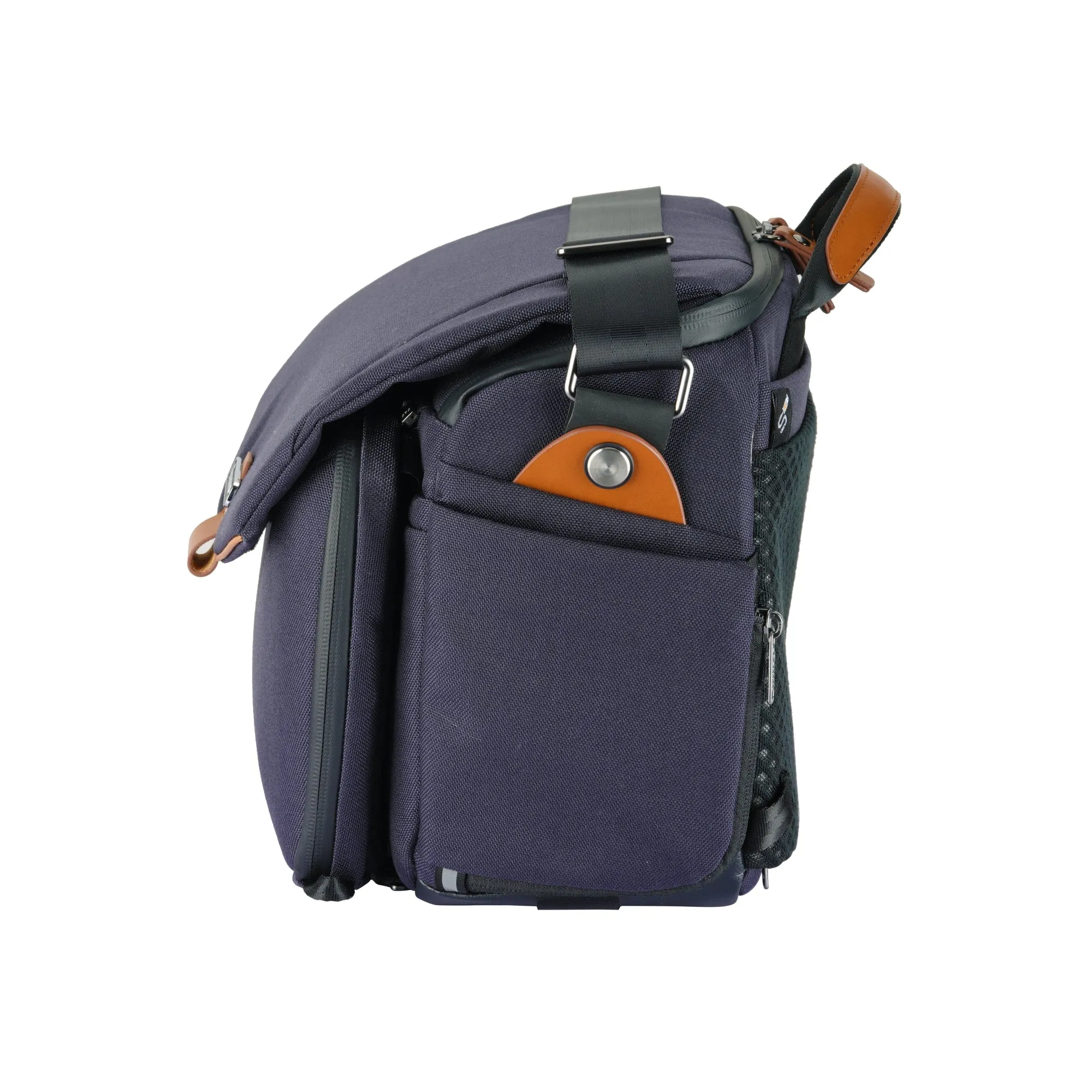 VEO CITY S36 Camera Shoulder Bag w/ Pouch - Navy Blue